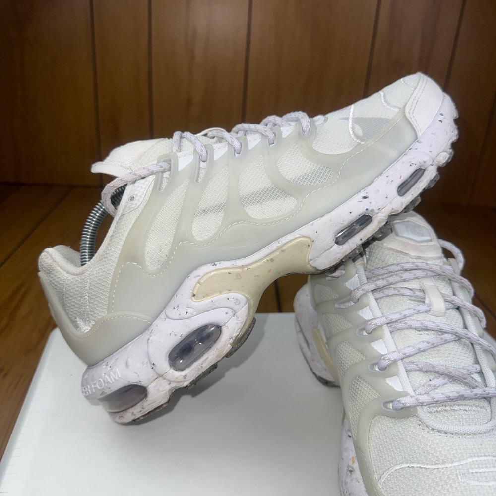 Nike Air Max Plus Terrascape Sail Sea Glass Mens DQ3977-100 White Shoes Size 10